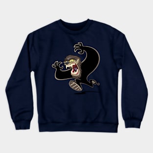 Halloween Wolfman Shadow Runner Crewneck Sweatshirt